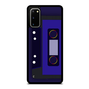 Blue Retro Cassette Tape Samsung Galaxy S20 5G Case Cover Blue Retro Cassette Tape Samsung Galaxy S20 5G Case Cover
