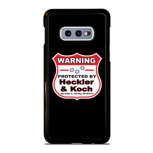 HECKLER & KOCH WARNING Samsung Galaxy S10e Case Cover HECKLER & KOCH WARNING Samsung Galaxy S10e Case Cover