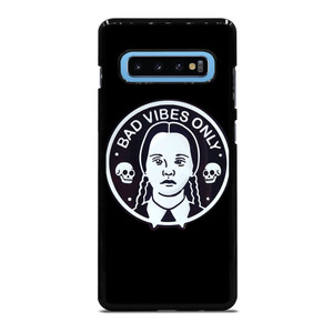 BAD VIBES ONLY WEDNESDAY ADDAMS Samsung Galaxy S10 Plus Case Cover BAD VIBES ONLY WEDNESDAY ADDAMS Samsung Galaxy S10 Plus Case Cover