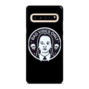 BAD VIBES ONLY WEDNESDAY ADDAMS Samsung Galaxy S10 5G Case Cover BAD VIBES ONLY WEDNESDAY ADDAMS Samsung Galaxy S10 5G Case Cover