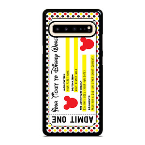 Custom Personalized Disney Ticket Samsung Galaxy S10 5G Case Cover Custom Personalized Disney Ticket Samsung Galaxy S10 5G Case Cover
