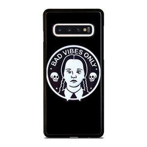 BAD VIBES ONLY WEDNESDAY ADDAMS Samsung Galaxy S10 Case Cover BAD VIBES ONLY WEDNESDAY ADDAMS Samsung Galaxy S10 Case Cover