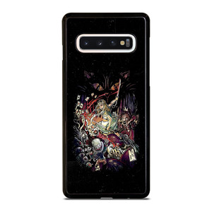 Black Zombie Alice In Wonderland Samsung Galaxy S10 Case Cover Black Zombie Alice In Wonderland Samsung Galaxy S10 Case Cover
