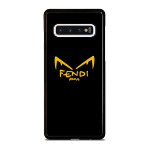 FENDI ROMA EYES IN BLACK Samsung Galaxy S10 Case Cover FENDI ROMA EYES IN BLACK Samsung Galaxy S10 Case Cover