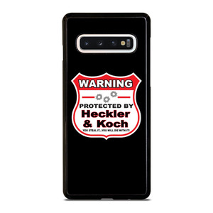 HECKLER & KOCH WARNING Samsung Galaxy S10 Case Cover HECKLER & KOCH WARNING Samsung Galaxy S10 Case Cover