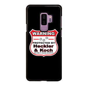 HECKLER & KOCH WARNING Samsung Galaxy S9 Plus Case Cover HECKLER & KOCH WARNING Samsung Galaxy S9 Plus Case Cover