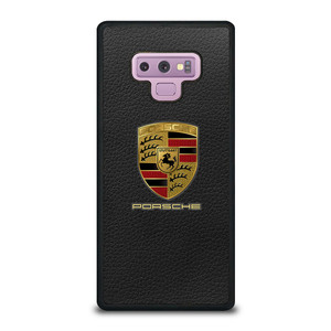 Porsche Leather Logo Samsung Galaxy Note 9 Case Cover Porsche Leather Logo Samsung Galaxy Note 9 Case Cover