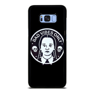 BAD VIBES ONLY WEDNESDAY ADDAMS Samsung Galaxy S8 Plus Case Cover BAD VIBES ONLY WEDNESDAY ADDAMS Samsung Galaxy S8 Plus Case Cover