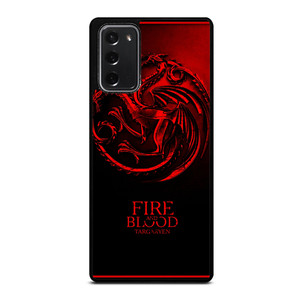 FIRE ANG BLOOD TARGARYEN Samsung Galaxy Note 20 5G Case Cover FIRE ANG BLOOD TARGARYEN Samsung Galaxy Note 20 5G Case Cover