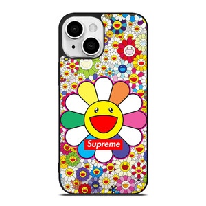 Colorful Takashi Murakami Flower iPhone 13 Mini Case Cover Colorful Takashi Murakami Flower iPhone 13 Mini Case Cover