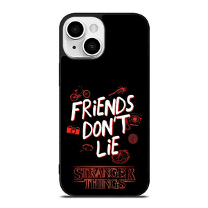 FRIENDS DON'T LIE STRANGER THINGS iPhone 13 Mini Case Cover FRIENDS DON'T LIE STRANGER THINGS iPhone 13 Mini Case Cover