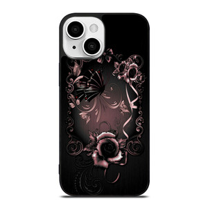 Gothic Rose Flower iPhone 13 Mini Case Cover Gothic Rose Flower iPhone 13 Mini Case Cover