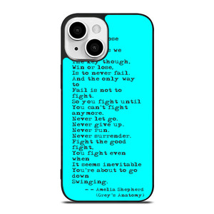 GREY'S ANATOMY QUOTES iPhone 13 Mini Case Cover GREY'S ANATOMY QUOTES iPhone 13 Mini Case Cover