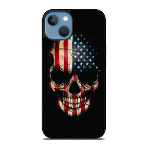 AMERICAN FLAG SKUL iPhone 13 Case Cover AMERICAN FLAG SKUL iPhone 13 Case Cover