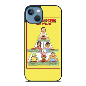 BOB'S BURGERS FOOD PYRAMID iPhone 13 Case Cover BOB'S BURGERS FOOD PYRAMID iPhone 13 Case Cover