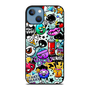 Cute Graffiti Image iPhone 13 Case Cover Cute Graffiti Image iPhone 13 Case Cover