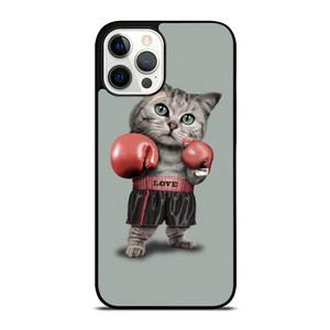Cute Cat Boxing iPhone 12 Pro Max Case Cover Cute Cat Boxing iPhone 12 Pro Max Case Cover