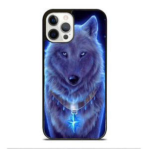 Blue Eye Gray Fantasy Wolf iPhone 12 Pro Case Cover Blue Eye Gray Fantasy Wolf iPhone 12 Pro Case Cover
