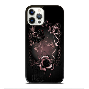 Gothic Rose Flower iPhone 12 Pro Case Cover Gothic Rose Flower iPhone 12 Pro Case Cover