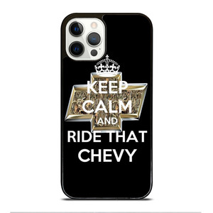 KEEP CALM AND RIDE THAT CHEVY iPhone 12 Pro Case Cover KEEP CALM AND RIDE THAT CHEVY iPhone 12 Pro Case Cover