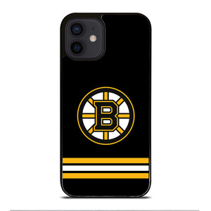 Boston Bruins NHL in Black iPhone 12 Mini Case Cover Boston Bruins NHL in Black iPhone 12 Mini Case Cover