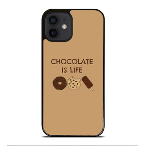 Chocolate Is Life Image iPhone 12 Mini Case Cover Chocolate Is Life Image iPhone 12 Mini Case Cover