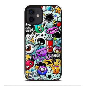 Cute Graffiti Image iPhone 12 Mini Case Cover Cute Graffiti Image iPhone 12 Mini Case Cover