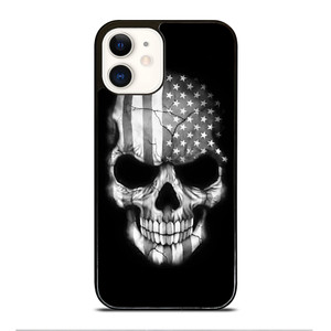 AMERICAN FLAG PUNISHER SKUL iPhone 12 Case Cover AMERICAN FLAG PUNISHER SKUL iPhone 12 Case Cover