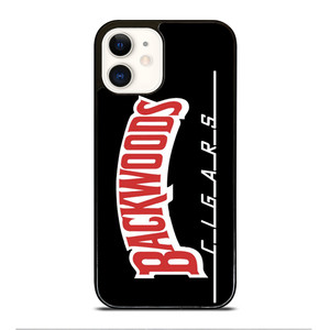 BACKWOODS CIGARS BLACK iPhone 12 Case Cover BACKWOODS CIGARS BLACK iPhone 12 Case Cover