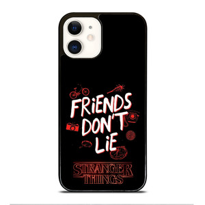 FRIENDS DON'T LIE STRANGER THINGS iPhone 12 Case Cover FRIENDS DON'T LIE STRANGER THINGS iPhone 12 Case Cover
