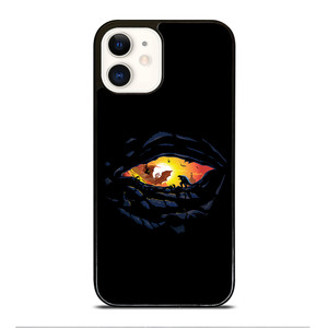 Godzilla War In Eye Painting Art iPhone 12 Case Cover Godzilla War In Eye Painting Art iPhone 12 Case Cover