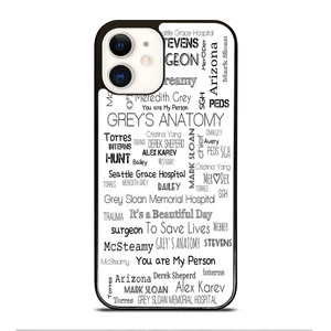 GREY'S ANATOMY STORY iPhone 12 Case Cover GREY'S ANATOMY STORY iPhone 12 Case Cover