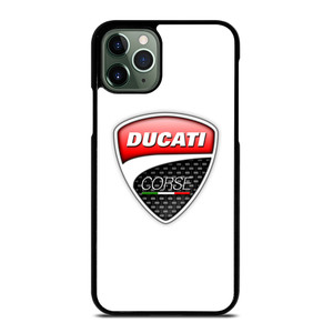 DUCATI LOGO WHITE iPhone 11 Pro Max Case Cover DUCATI LOGO WHITE iPhone 11 Pro Max Case Cover