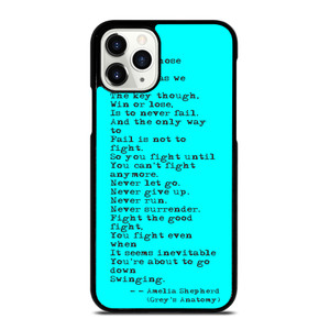 GREY'S ANATOMY QUOTES iPhone 11 Pro Case Cover GREY'S ANATOMY QUOTES iPhone 11 Pro Case Cover