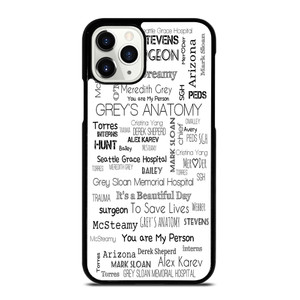 GREY'S ANATOMY STORY iPhone 11 Pro Case Cover GREY'S ANATOMY STORY iPhone 11 Pro Case Cover