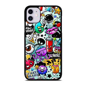 Cute Graffiti Image iPhone 11 Case Cover Cute Graffiti Image iPhone 11 Case Cover
