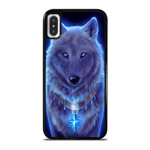 Blue Eye Gray Fantasy Wolf iPhone X / XS Case Cover Blue Eye Gray Fantasy Wolf iPhone X / XS Case Cover