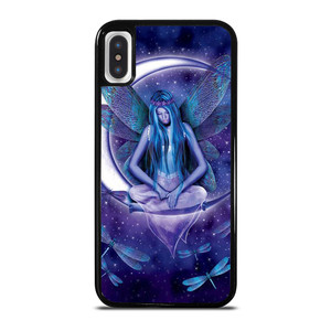 FAIRY DRAGONFLIES ON MOON iPhone X / XS Case Cover FAIRY DRAGONFLIES ON MOON iPhone X / XS Case Cover