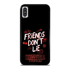 FRIENDS DON'T LIE STRANGER THINGS iPhone X / XS Case Cover FRIENDS DON'T LIE STRANGER THINGS iPhone X / XS Case Cover