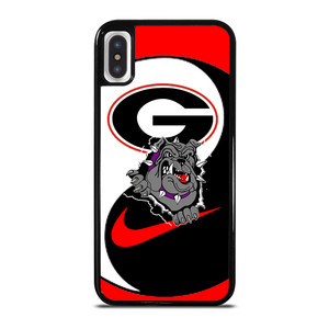 GEORGIA BULLDOGS YIN AND YANG iPhone X / XS Case Cover GEORGIA BULLDOGS YIN AND YANG iPhone X / XS Case Cover