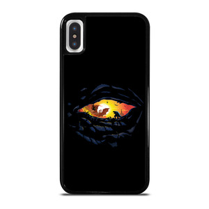 Godzilla War In Eye Painting Art iPhone X / XS Case Cover Godzilla War In Eye Painting Art iPhone X / XS Case Cover