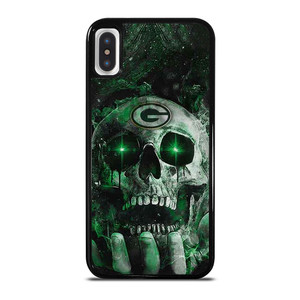 Green Bay Skull On Hand iPhone X / XS Case Cover Green Bay Skull On Hand iPhone X / XS Case Cover
