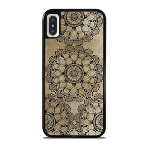 HENNA MANDALA DESIGN iPhone X / XS Case Cover HENNA MANDALA DESIGN iPhone X / XS Case Cover