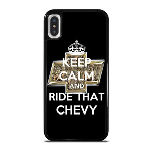 KEEP CALM AND RIDE THAT CHEVY iPhone X / XS Case Cover KEEP CALM AND RIDE THAT CHEVY iPhone X / XS Case Cover
