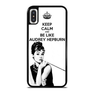 KEEP CALM AUDREY HEPBURN iPhone X / XS Case Cover KEEP CALM AUDREY HEPBURN iPhone X / XS Case Cover