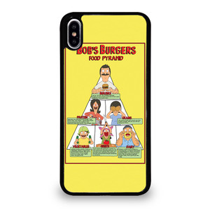 BOB'S BURGERS FOOD PYRAMID iPhone XS Max Case Cover BOB'S BURGERS FOOD PYRAMID iPhone XS Max Case Cover