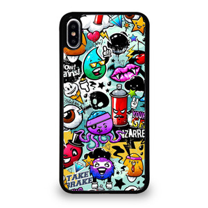 Cute Graffiti Image iPhone XS Max Case Cover Cute Graffiti Image iPhone XS Max Case Cover