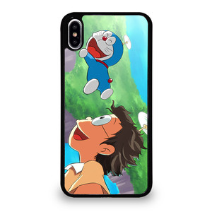 DORAEMON AND NOBITA FLY iPhone XS Max Case Cover DORAEMON AND NOBITA FLY iPhone XS Max Case Cover