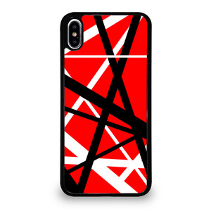 Eddie Van Halen Guitar Stripes iPhone XS Max Case Cover Eddie Van Halen Guitar Stripes iPhone XS Max Case Cover