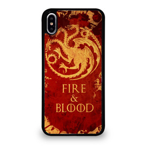 FIRE & BLOOD iPhone XS Max Case Cover FIRE & BLOOD iPhone XS Max Case Cover